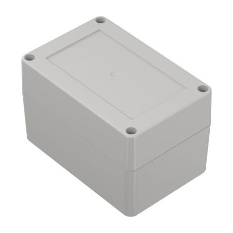 Boîtier RS PRO en Polycarbonate, 120 x 80 x 75.2mm, Gris clair IP65 ( Prix pour 1 ) (1/4)