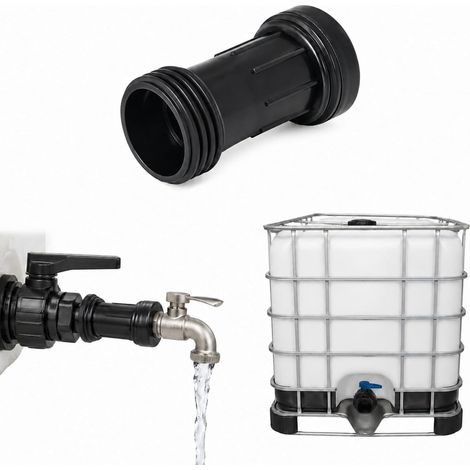 Lot de 2 rallonges de réservoir IBC S60 x 6, entretoises de 110 mm avec joint (1/5)