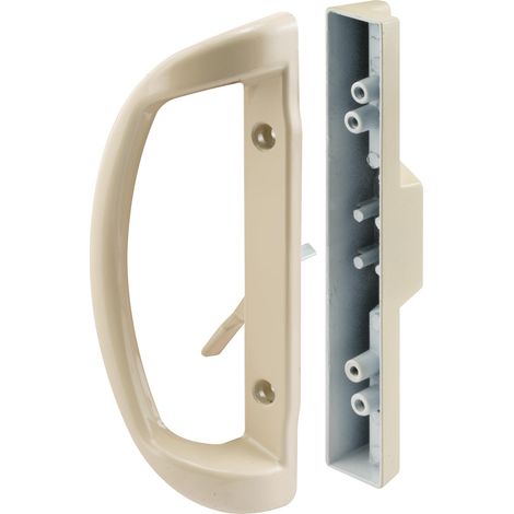 Poignée de porte coulissante style mortaise Amande (1/4)
