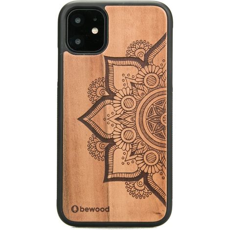 Custodia in legno per iPhone 11 MANDALA MELO (1/3)