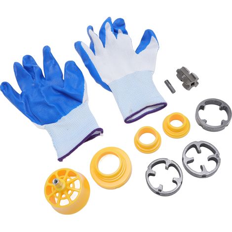 Kit de filetage pour tuyaux PVC réutilisable, comprenant 3 filières (1/2 pouce, 3/4 pouce et 1 pouce) pour perceuse électrique. (1/5)