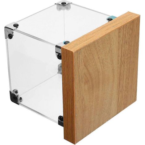 Vitrine transparente pour figurines, en bois et acrylique. (1/5)