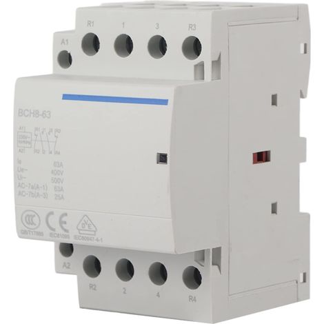 Home AC Contactor 4P 63A 2NO 2NC, Coil Voltage 230V AC (1/5)