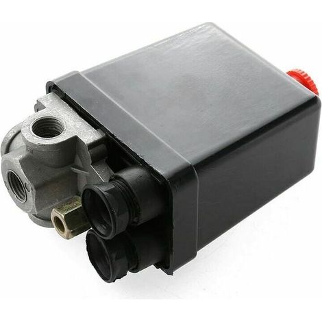 Ulisem 4-Port-Luftkompressor-Druckschalter-Steuerventil, 240 V AC, 20 A, 175 PSI, 12 Bar. (1/5)