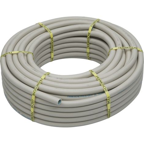 Frankische-rohrwerke FFKuS-EM-F flexibles PVC-Rohr grau 50 m
