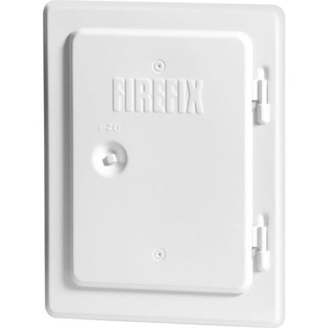 FireFix Kamintür 14x20cm verzinkt weiß Schornsteintür Reinigungstür Revisionstür (1/2)