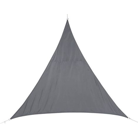 Vela triangolare in poliestere Curacao ardesia 2x2x2m - Hespéride