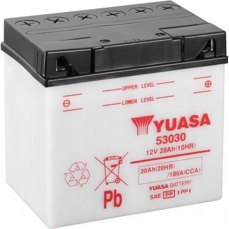 Batterie moto YUASA 53030 12V 30AH 180A (1/5)
