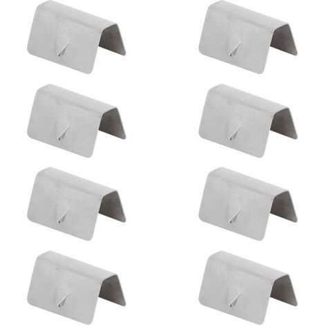 Stainless steel mounting clips, 8 pieces, car rain and wind deflector channel, suitable for HEKO G3 (1/5)