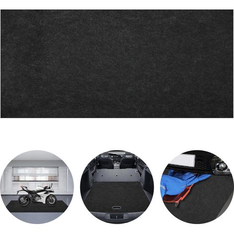 Tapis de sol pour garage, Revêtement de sol antidérapant – 5,2×2,26 m, gris foncé – Protection contre eau, neige, boue – Pour atelier, entrepôt, studio, garage (1/5)