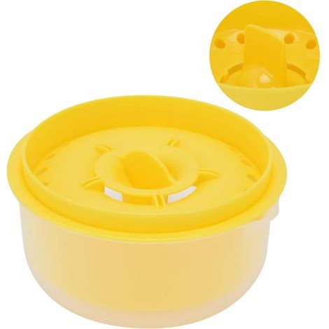 Eiweißfilter, Eigelbtrenner Mehrere effiziente Lecklöcher für Kuchen [Gelb], Küchenhelfer (1/5)
