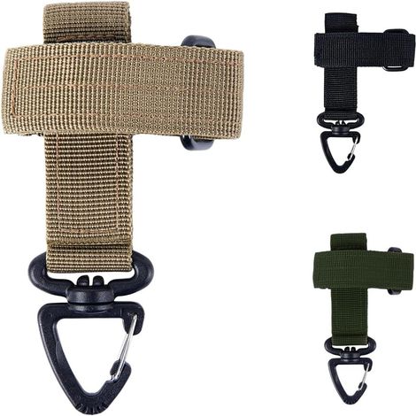 Tactique Attache Gant Lot 3 Supports Gants Porte Gants Ceinture Clips Fixation Réglables Crochet Clip Nylon Gant Jardinage Chantiers (1/5)