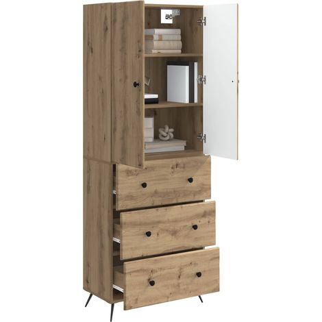 Set di armadi 2 pz Rovere Artigianale 66 x 34,5 x 90 cm DAS756896 (1/5)
