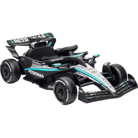 Kart électrique pour enfant - AIYAPLAY - télécommande et 2 moteurs - 3 vitesses réglables - plastique - 123 x 66 x 39 cm - noir (1/5)
