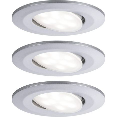 Calla Spot LED encastrable pour salle de bains jeu de 3 19.5 W IP65 chrome (mat) Q714222 (1/5)