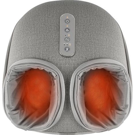 Masajeador de pies, terapia de amasado profundo, relajación y alivio del dolor, GRIS, enchufe europeo (1/2)