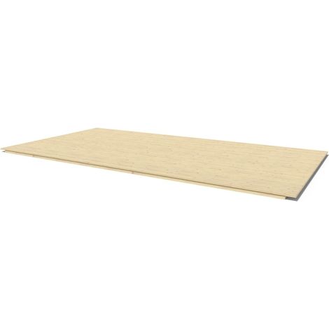 Pavimento di legno, 18 mm -  set 3m2 - non trattata con impregnante - POD04