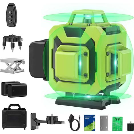 Niveau Laser Pro 360° IP54 Support Magnétique (1/5)
