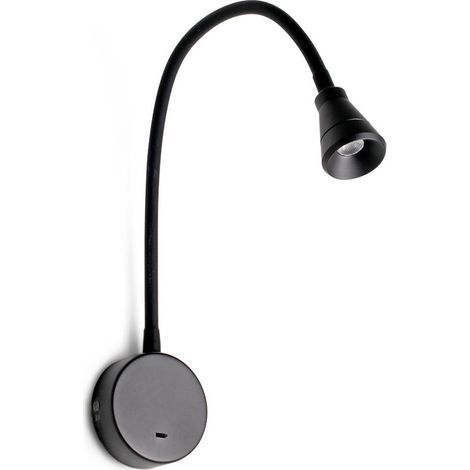 Bel Lettore Nero Led 3W 3000K Marca Faro (1/3)