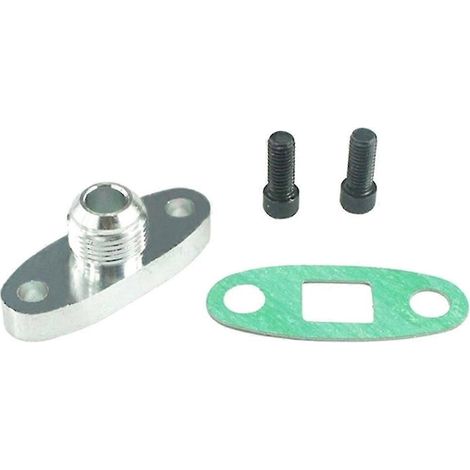 Kit d'adaptateurs de bride de vidange d'huile turbo, raccord 10AN pour T3, T4, T04, GT40, GT50, GT55 et JG (1/5)
