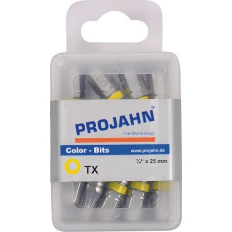 Projahn 1/4 markierter Bit TX T15 10er Pack L25 mm (1/3)