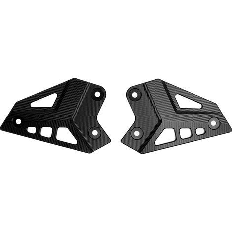 Protecteur de repose-pieds de moto, plaque arrière, protection du talon, remplacement en alliage d'aluminium pour Z900 2017 – 2021, noir (1/5)