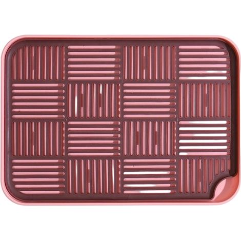 Plateau égouttoir créatif, porte-tasses, plateau rectangulaire créatif pour le salon, plateau à thé, plateau à fruits double étage pour la cuisine (1/5)