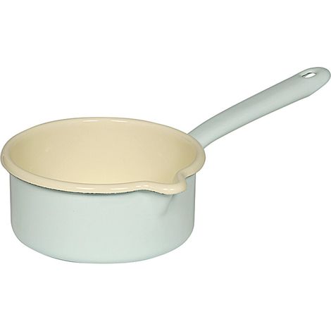 Stieltopf mit Ausguss 0,75 l Ø14cm türkis/bunt