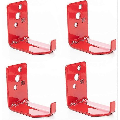 Lot de 4 supports universels pour extincteurs, fixations et supports pour extincteurs jusqu'à 9 kg (20 lb). (1/5)
