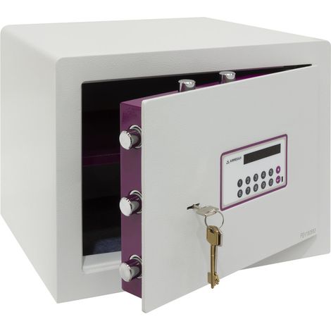 ARREGUI Forma Evolution Cassaforte con chiave e codice, Cassaforte mobile, apertura con tastiera e chiave, Cassaforte elettronica, doppia sicurezza L : 32 x 42 x 36 cm, 40L (ref 150050)