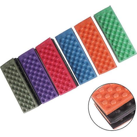 Coussin de siège double souple, imperméable et portable pour le camping, la randonnée et les pique-niques. Coussin pliable et résistant à l'humidité pour le camping en extérieur. (1/5)