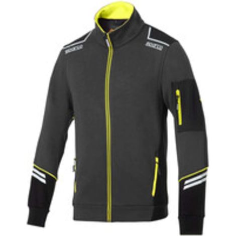 SPARCO FELPA ALABAMA GREY YELLOW TG M