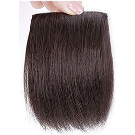 Perruque Cheveux Synthétiques Fluffy Épaississants pour Femmes Filles, Pièce Capillaire Noire Naturelle 10cm/3.9in, Rendez-vous Anniversaire Fête (1/3)