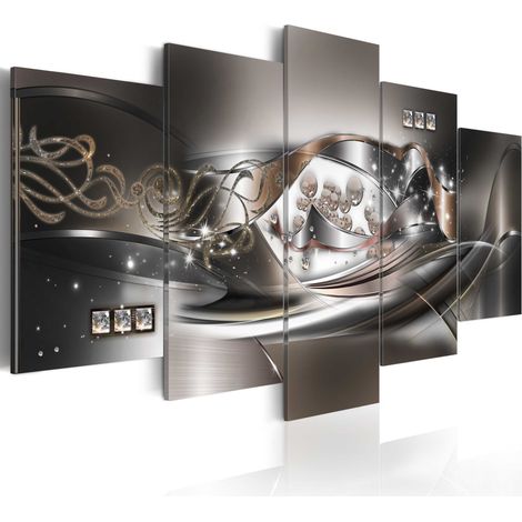 Quadro - Platinum nuvole  - 200x100 (1/4)