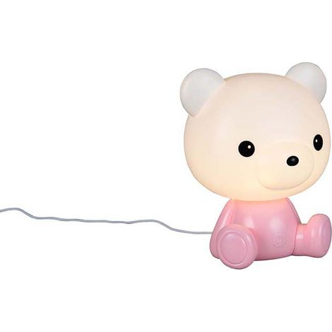 LED Tischleuchte Beistelllampe Leselampe pink Touchfunktion SMD H 25,5 cm