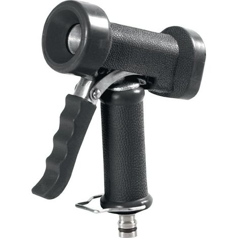 Pistolet d'arrosage pour nettoyage – Système de raccordement GEKA – Débit 25l/min – Pression max 24 bar – Matériaux : laiton et caoutchouc (1/6)