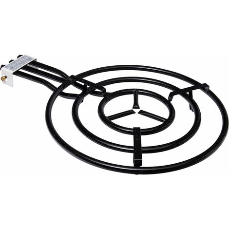 Réchaud à paella émaillé 70 cm – Brûleur gaz butane/propane – Consommation 690 g/h – Puissance 9,5 W – Garantie 2 ans – Vaello