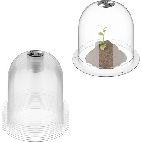 Campanas para plantas de jardin juego de 10 - proteccion contra plagas y la intemperie (1/5)