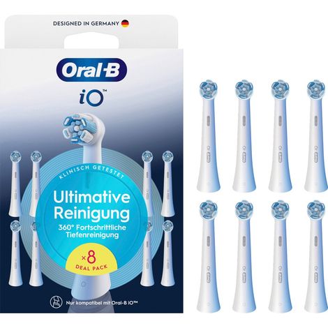 Oral-B iO Ultimative Reinigung, 8er Billboard Aufsteckbürsten