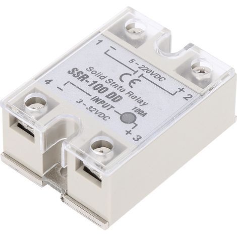 Acouto DC-DC SSR-100DD Relais de Relais Solide, Non-commutateur avec un Service de Chaleur Rapide, Puissance Stable (1/5)
