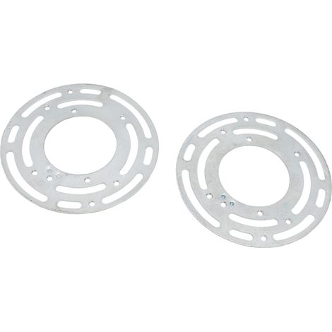 2 Kits de Fixation pour Plafonnier, 4 Pouces Universel, Barres Croisées en Acier pour Ventilateur de Plafond et Luminaire, Accessoires Inclus (1/5)