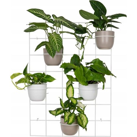 Wandblumenständer mit Rankgitter Hedera 2, großes Metall-Rankgitter für Pflanzen, vertikaler Garten (1/5)