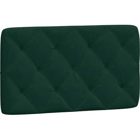 Maison Exclusive - Cuscino Testiera Verde Scuro 80 cm in Velluto