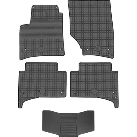 Tappetini DOMA 212746 + COPERTURA 251992 - Porsche Cayenne I 2002-2010 / VW Touareg I 2002-2010 MONTATI SUL BLOCCO STERZO AV anteriore e posteriore