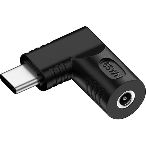 Adaptateur secteur USB-C mâle vers femelle pour ordinateur portable/téléphone (1/5)