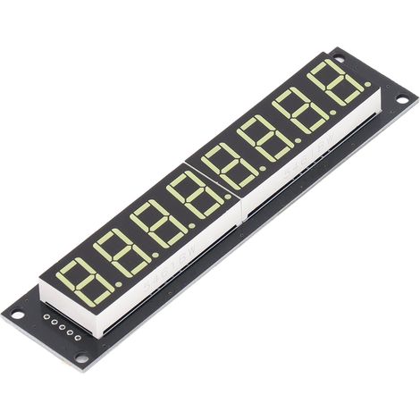 Afficheur 8 chiffres 7 segments LED module optoélectronique 74HC595 blanc 0,56 pouces (1/5)