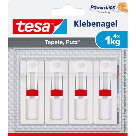 Filiyano-Clous muraux auto-adhésifs tesa 77774, blancs, 4 kg (1/3)