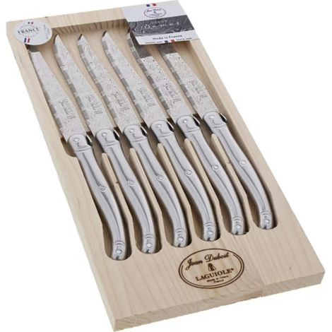 Damas Set di 6 Coltelli Laguiole Tutto Inox - Jean Dubost