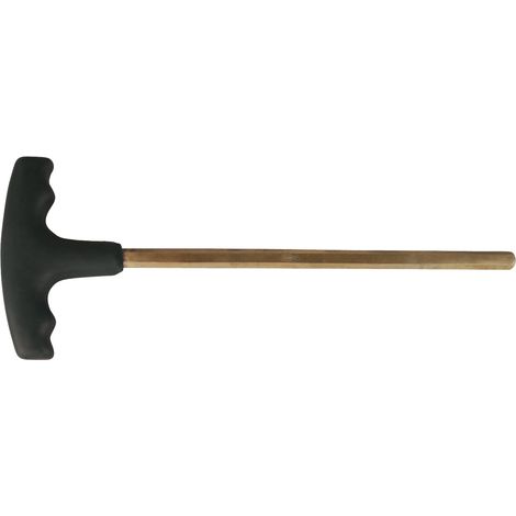 KS Tools BRONZEplus Innensechskant-Winkelstiftschlüssel mit T-Griff 12 mm lang