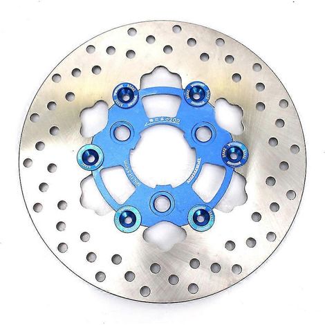 Étrier de frein moto RPM, disque de 82 mm, compatible avec scooters Yamaha Aerox, Jog, BWS, NMAX, XMAX, RSZ, Wisp Force, Dirt Pit Bike, Grom Dio - 200 (bleu) (1/5)